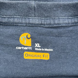 Carhartt T-Shirt - XL Navy Cotton