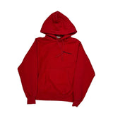 Reverse Weave Champion Hoodie - Small Red Cotton
