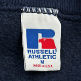 Made In USA Syracuse Russell Athletic College Sweatshirt - Medium Navy Cotton