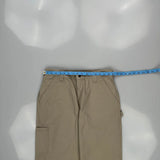 Loose Original Fit Carhartt Carpenter Pants - 31W 32L Khaki Cotton