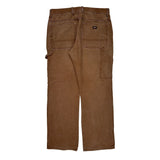 Dickies Carpenter Pants - 34W 31L Brown Cotton