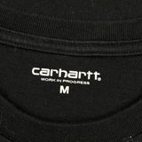 Carhartt T-Shirt - Medium Black Cotton