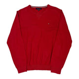 Tommy Hilfiger Sweater - XL Red Cotton