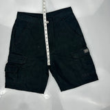 Unbranded Cargo Shorts - 34W 9L Black Cotton