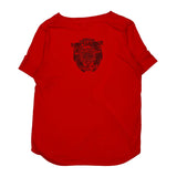 Motorcycle Harley Davidson T-Shirt - Medium Red Cotton