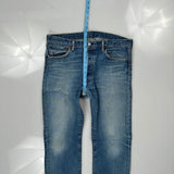 501 Levis Jeans - 35W 32L Blue Cotton
