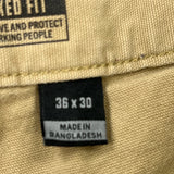 Carhartt Double Knee Carpenter Trousers - 34W 30L Beige Cotton