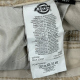 Dickies Cargo Trousers - 32W 31L Beige Cotton