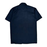 Walker Dickies Short Sleeve Shirt - Small Navy Cotton