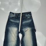 Unbranded Carpenter Jeans - 34W 28L Light Wash Denim