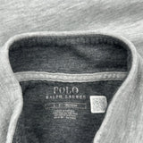 Polo By Ralph Lauren 1/4 Zip - Large Gray Cotton