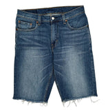 Levis Denim Shorts - 30W 10L Blue Cotton