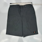 Dickies Cargo Shorts - 34W 12L Grey Cotton Blend
