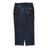 Carhartt Carpenter Trousers - 34W 32L Navy Cotton