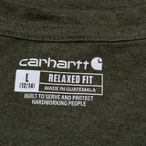 Carhartt Long Sleeve T-Shirt - Large Green Cotton