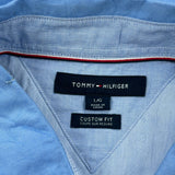 Tommy Hilfiger Shirt - Large Blue Cotton