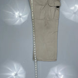 Canyon River Blues Cargo Trousers - XS Beige Cotton