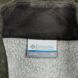 Columbia 1/4 Zip - XL Green Polyester