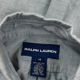Ralph Lauren Shirt - Small Gray Cotton
