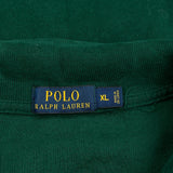 Polo By Ralph Lauren 1/4 Zip - XL Green Cotton