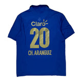 Universidad De Chile Adidas Football Shirt - Large Blue Polyester