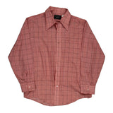 Jc Penny Checked Shirt - XL Red Cotton