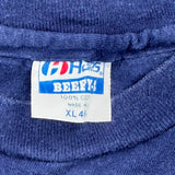 Single Stitch Cool Surfin Hanes Graphic T-Shirt - XL Blue Cotton