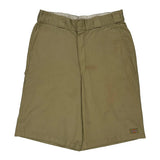 Dickies Shorts - 30W 12L Khaki Polyester Blend