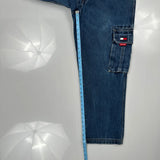 Tommy Jeans Cargo Trousers - 36W 30L Blue Denim