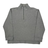 Ralph Lauren 1/4 Zip - Large Gray Cotton