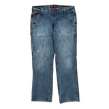 Work Fr Unbranded Carpenter Jeans - 36W 34L Blue Cotton