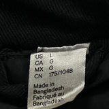 H&M Track Jacket - Large Black Polyester