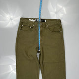 Silver Tag Levis Cropped Loose Jeans - 34W 26L Green Cotton