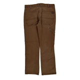 Dickies Carpenter Trousers - 32W 31L Brown Cotton
