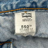 Levis 550 Jeans - 33W 29L Light Wash Cotton