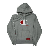 Reverse Weave Champion Hoodie - XL Grey Cotton