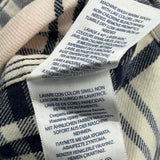 Age 10-12 Polo By Ralph Lauren Checked Flannel Shirt - Medium Black & White Cotton