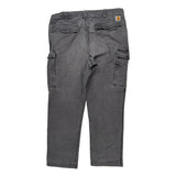 Carhartt Cargo Trousers - 38W 32L Grey Cotton
