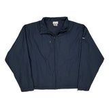 Reebok Windbreaker - XL Navy Polyester
