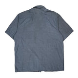 Dickies Checked Short Sleeve Shirt - 2XL Blue Cotton