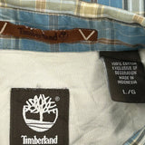 Timberland Checked Shirt - Large Green Cotton