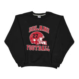 Iolani Football Russell Athletic Football Sweatshirt - Large Black Cotton Blend