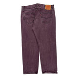 501 Levis Jeans - 36W 27L Purple Denim