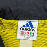 Adidas Windbreaker - Large Yellow Polyester