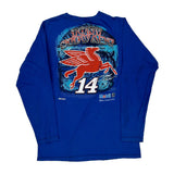Tony Stewart Chase Authentics Graphic T-Shirt - Medium Blue Cotton