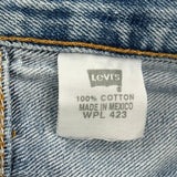 Levis 501 Jeans - 36W 31L Light Wash Cotton