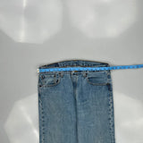 501 Levis Jeans - 33W 32L Blue Denim