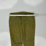 Armani Exchange Trousers - 29W UK 8 Green Cotton