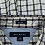 Tommy Hilfiger Checked Shirt - XL White Cotton