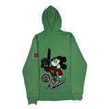 Disney Graphic Hoodie - XL Green Cotton